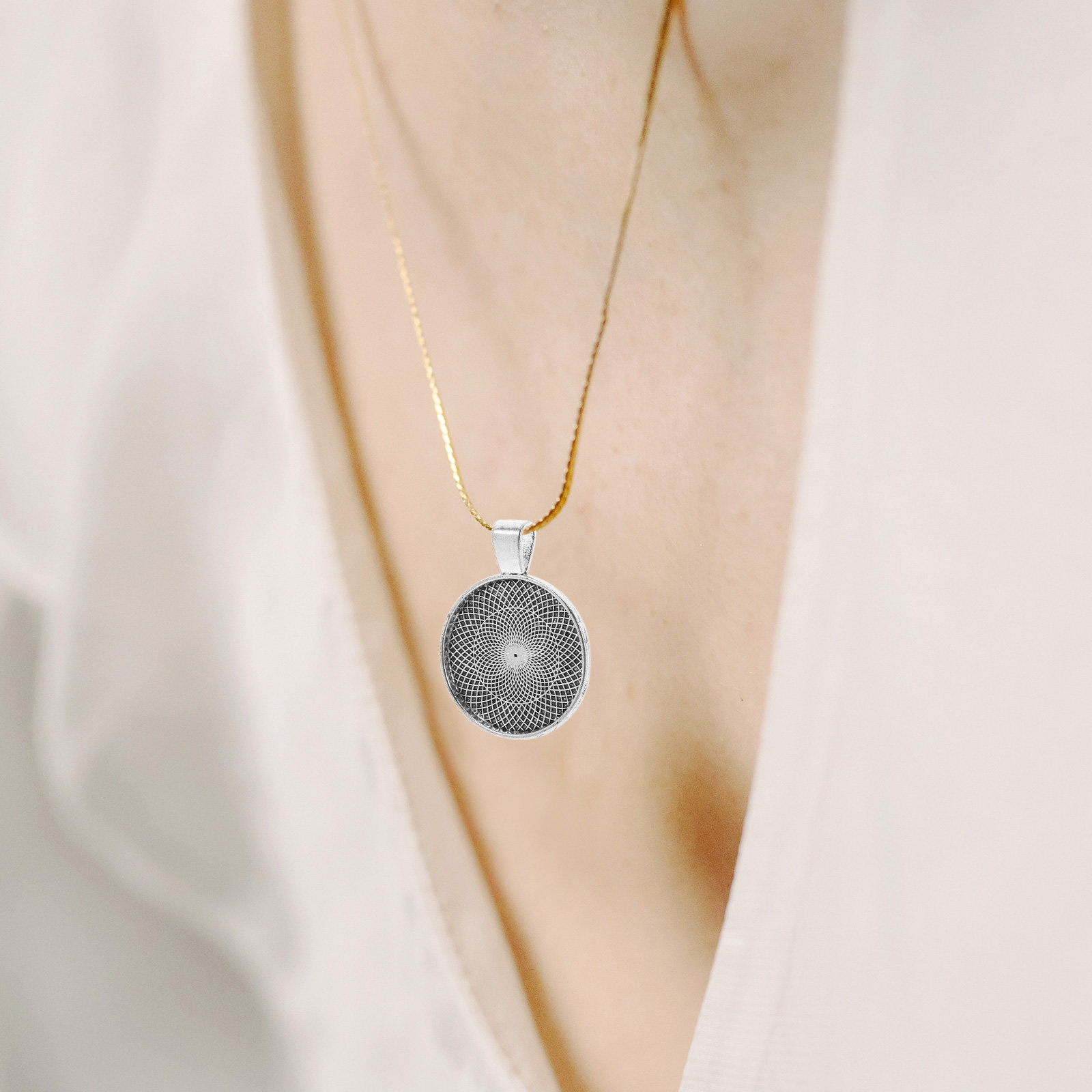 40Pcs Flat Round Bezel Pendant - đánh giá và giá Resin Crafts Diy
