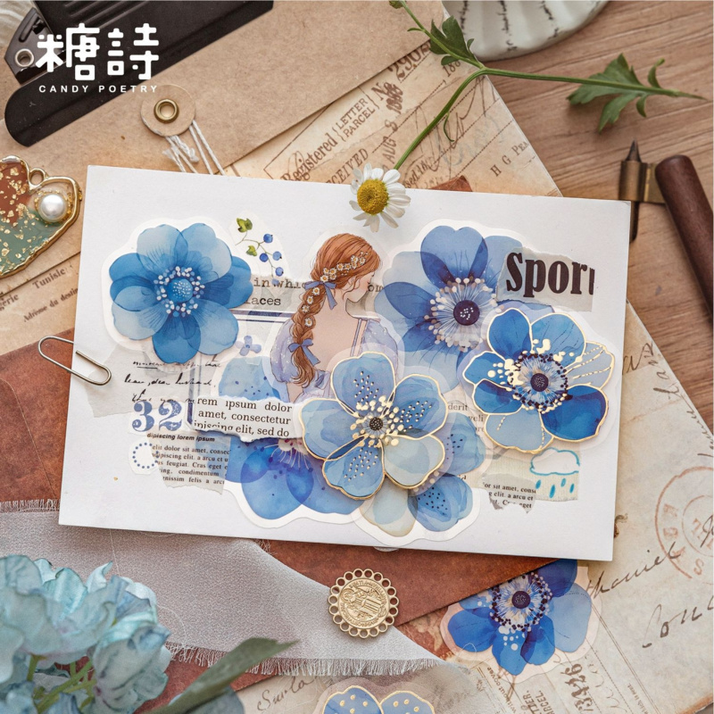 40 Sheets Vintage Gorgeous Flo - đánh giá và giá Gold Foil Flakes