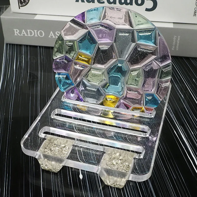 DIY Crystal Epoxy Mold Wave Di - đánh giá và giá Coaster Mold Round