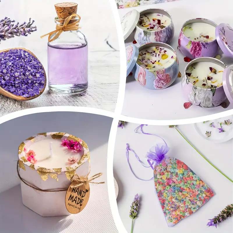 Mixed Colorful Flower for Wax  - đánh giá và giá Resin Craft Ideas