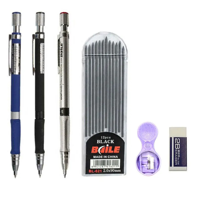 Cơ Khí 2.0Mm Bộ Bút Chì 2B Tự  - đánh giá và giá Staedtler Pencil Lumocolor