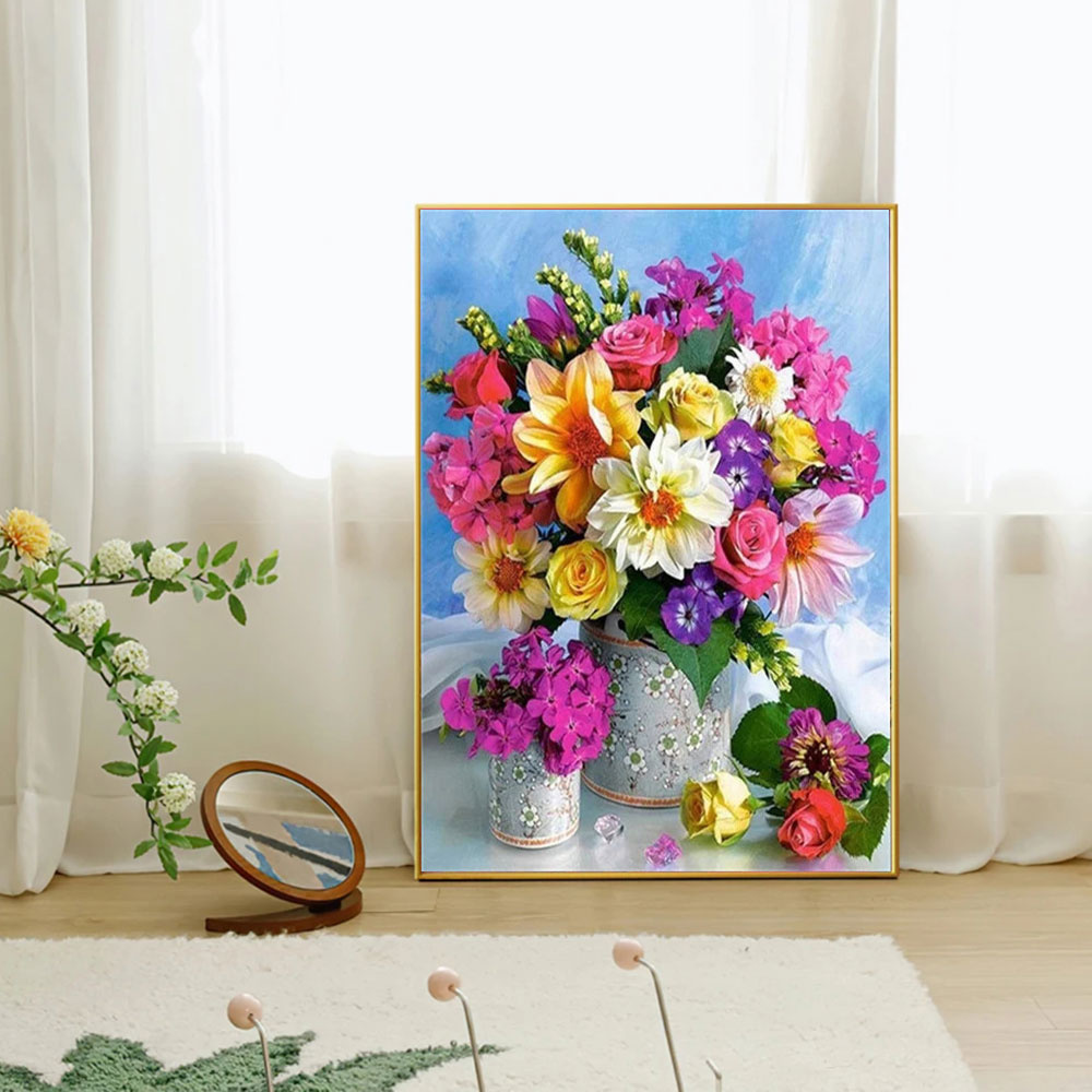 Full Diamond Mosaic Flower 5D  - đánh giá và giá Resin Craft Kit