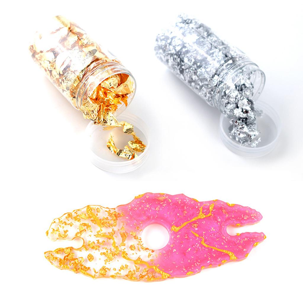 6Pcs Gold Foil Flakes Paper Na - đánh giá và giá Gold Foil Flakes