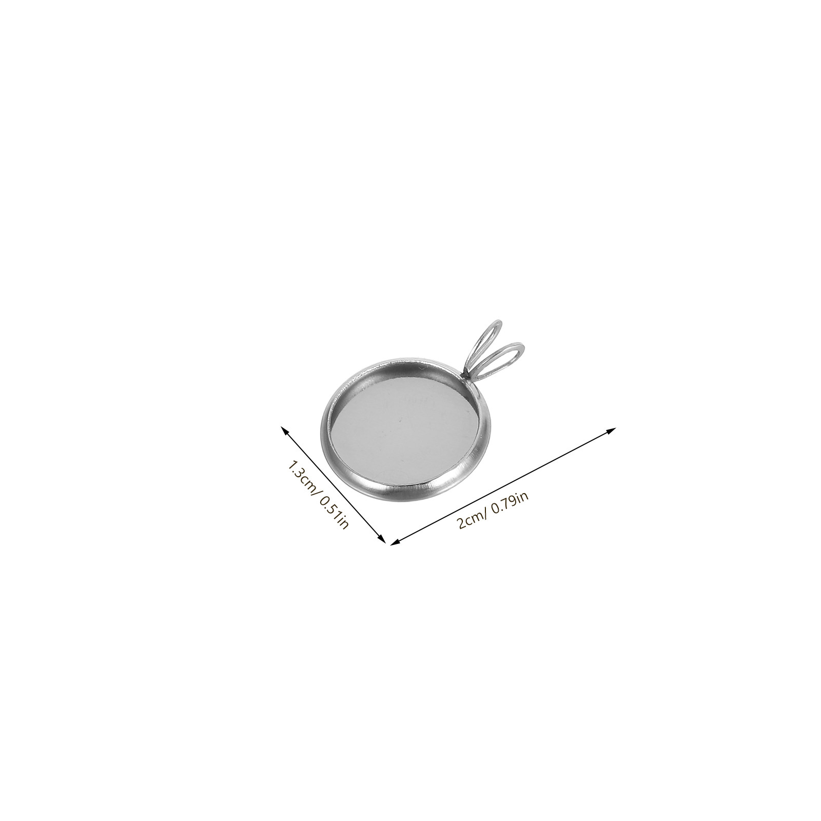 10Pcs 12Mm Round Tray Pendant  - đánh giá và giá Resin Crafts Diy