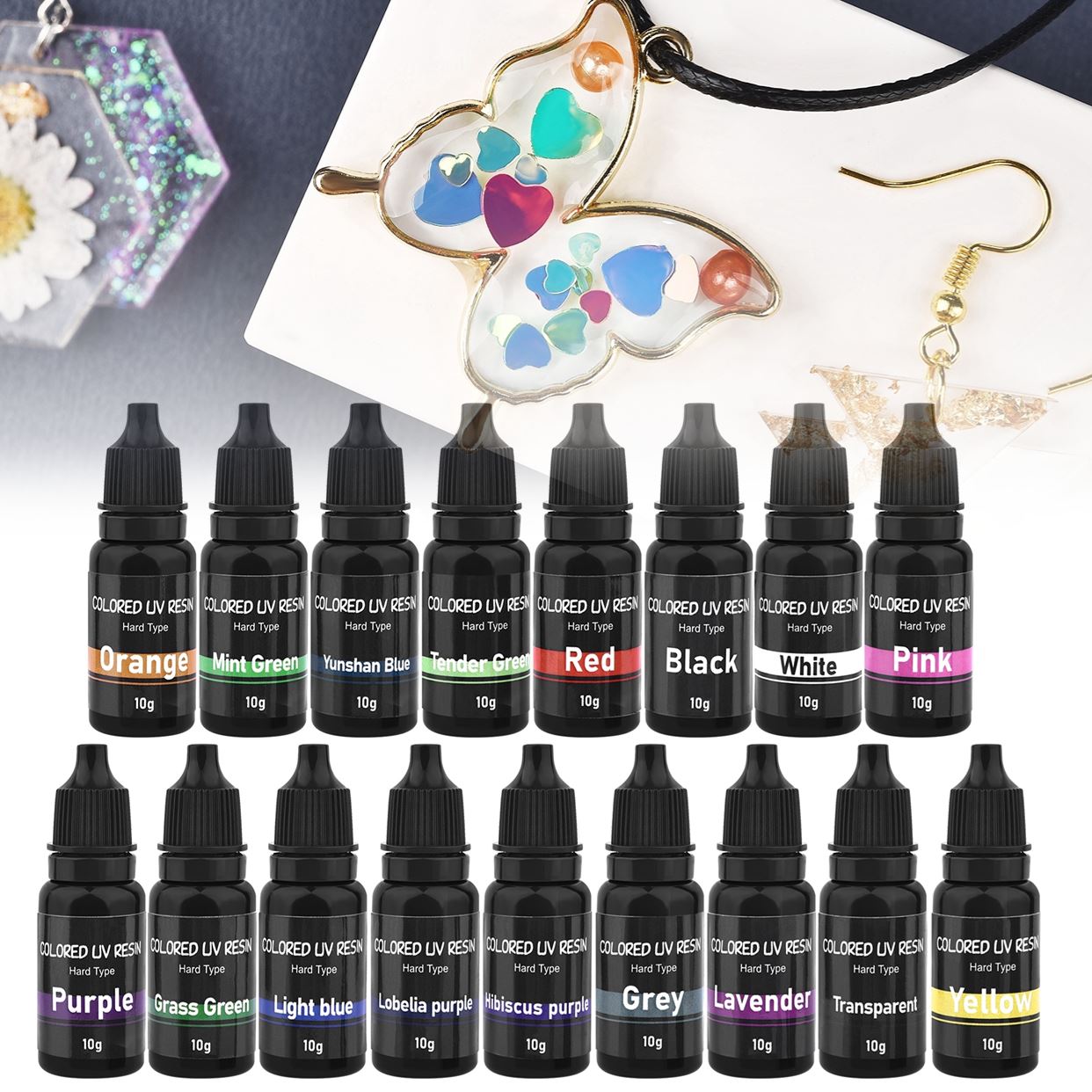 10g Color UV Glue Epoxy Resin  - đánh giá và giá Epoxy Uv Resin Kit