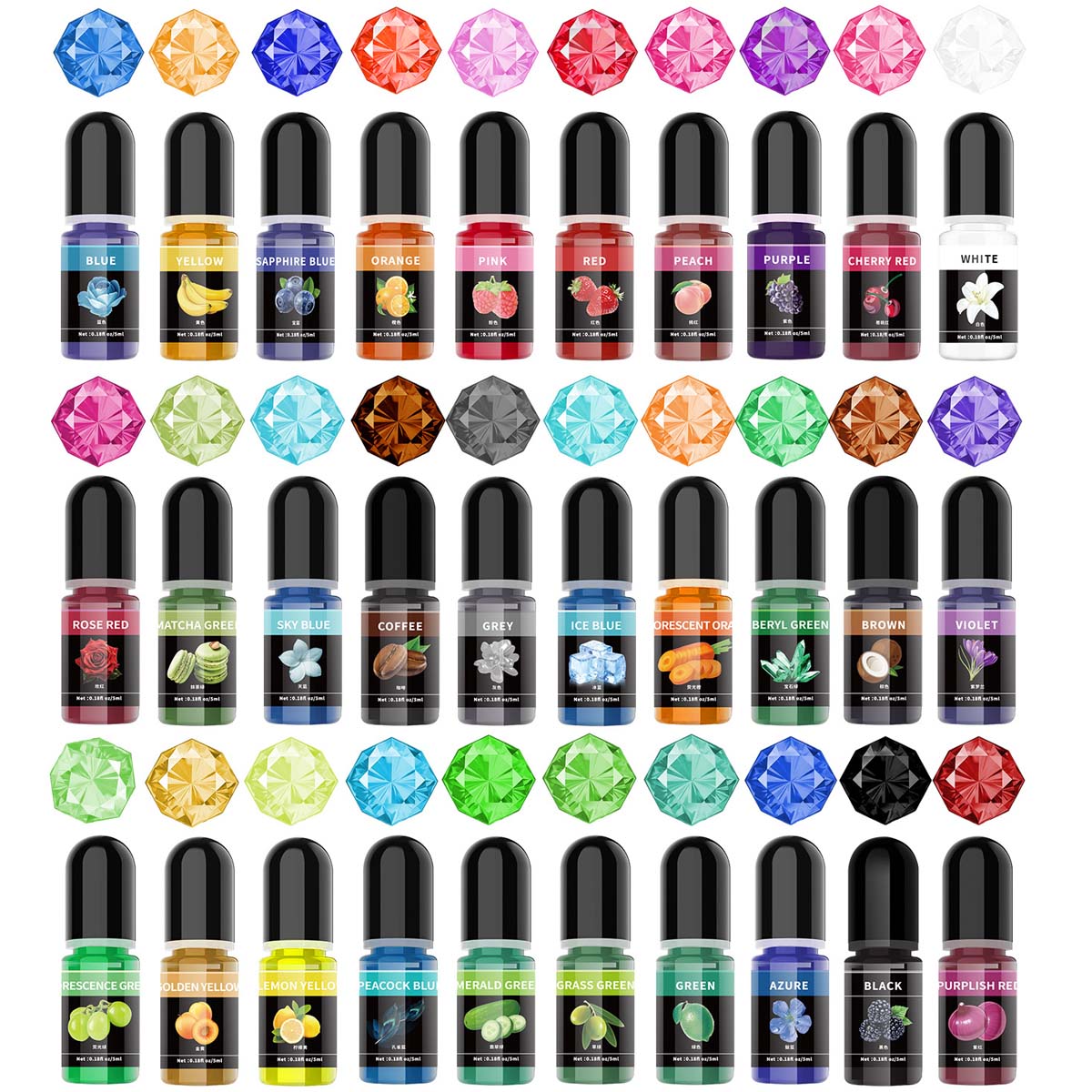 5ml/Bottle Epoxy Resin Pigment - đánh giá và giá Epoxy Uv Resin Kit
